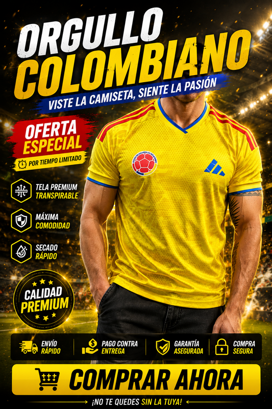 CAMISETA MANGA CORTA COLOMBIA 1.1
